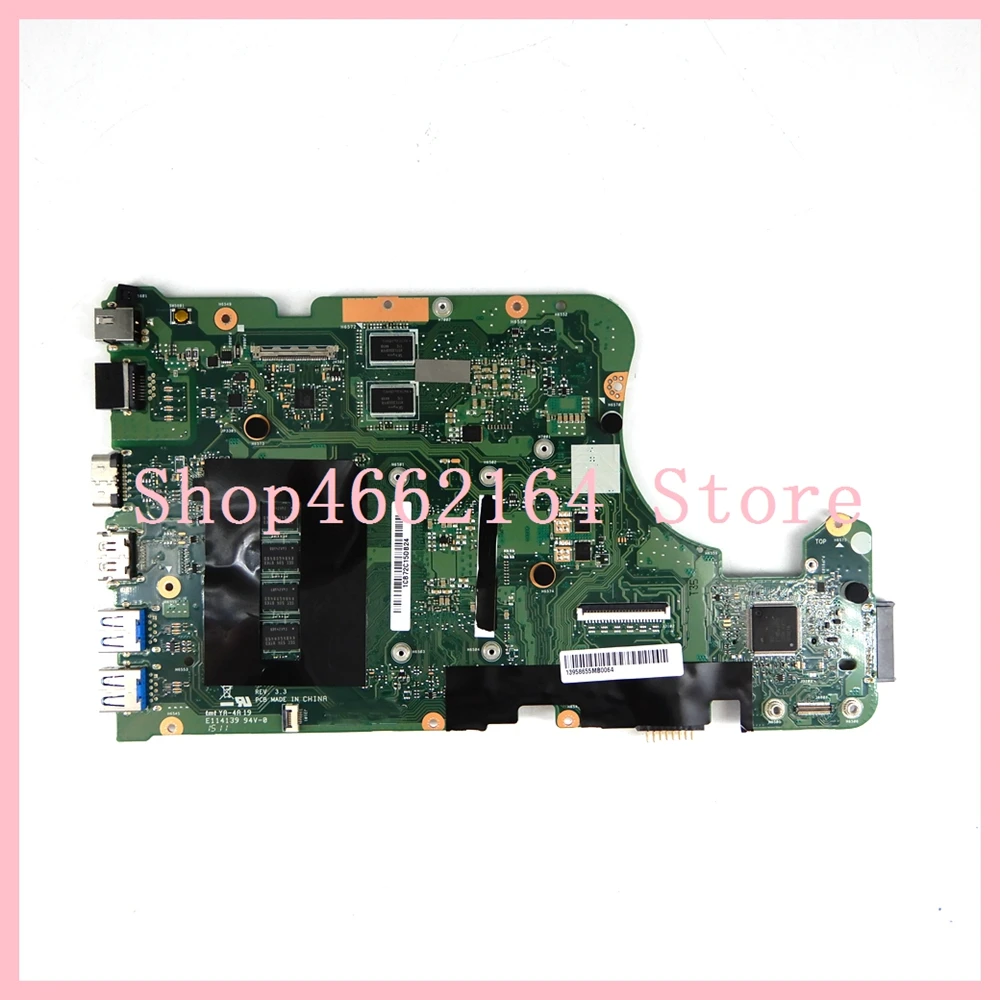 Ideal  X555LJ Motherboard i3-5010 CPU 4GB RAM GT920M/2G REV 3.3 For ASUS X555L X555LD X555LF X555LP W519L 