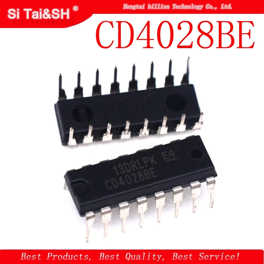 10 шт. CD4028BE CD4028 DIP16 DIP новый оригинальный|Интегральные схемы| |