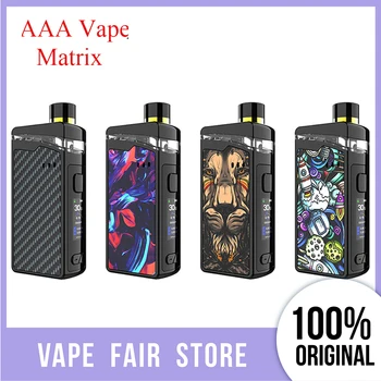 

Original AAA Vape Matrix TC Pod Kit w/ 80W Max Output by 18650 Cell & 4ml Capacity & 0.96" TFT Display & 0.16/0.3 Ohm E-cig Kit
