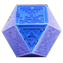 Surwish 3D лабиринт куб волшебный куб головоломка игра кубики лабиринт мяч Игрушка Лабиринт мяч игры обучающая игрушка-искусство красочные L