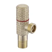 Сердце Чи сантехника медный угловой клапан горячей и холодной воды треугольный клапан универсальный характер клапан водозапорный кран воды он