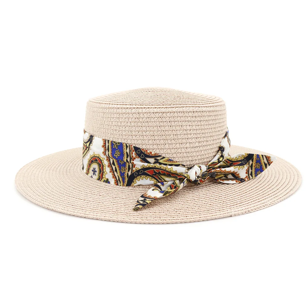 Женская шляпа от солнца на заказ, летняя шляпа, индивидуальная вышивка, логотип, соломенная шляпа, пляжная шляпа, женские кепки HA154