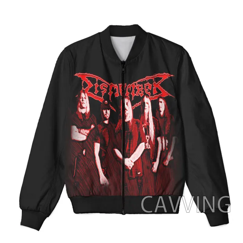 New Fashion  Women/Men's  3D Print  Dismember  Band  Zipper Bomber Jackets Men Overcoat Mens Coat Zip Up Jackets 4