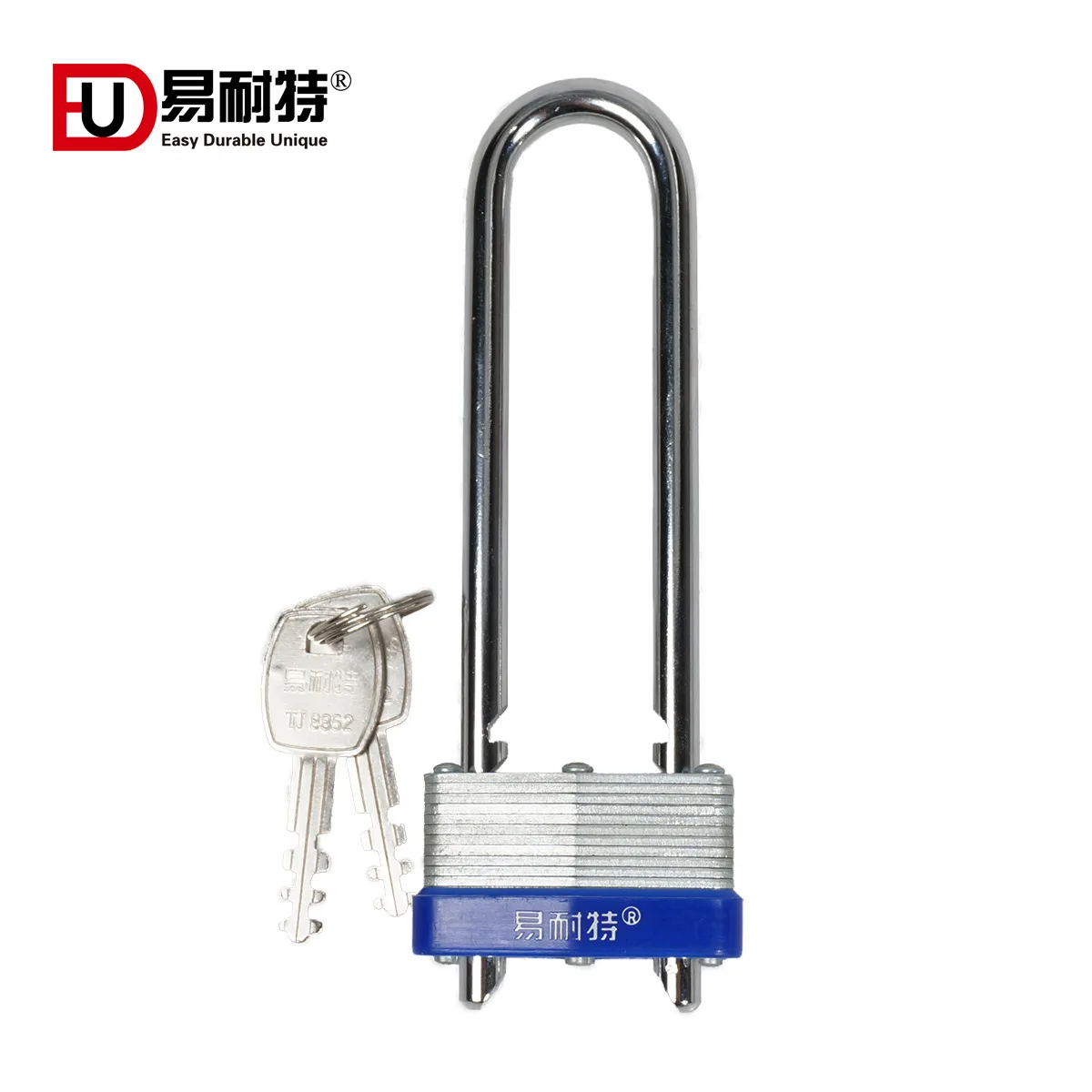 

Yi nicety Extendable Padlock University Double Open Cabinet Door Handle Lock Wardrobe Cabinet Laminated Padlock with Flower thro