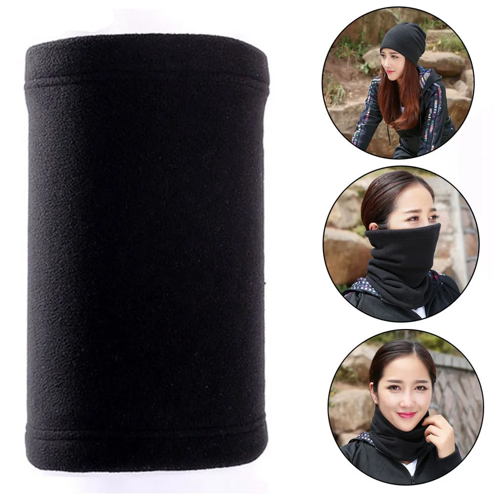 1PC Unisex Hiking Scarf Cycle Polar Fleece Outdoor Neck Gaiter Warmer Tube Camping Skiing Face Mask Hats Headwear Accessories 4