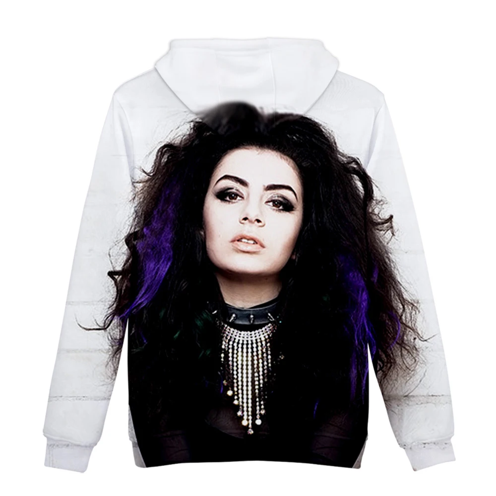 Толстовки с капюшоном Charli XCX Charlotte Emma Aitchison модный трендовый стиль полиэстер унисекс материал толстовки Толстовка