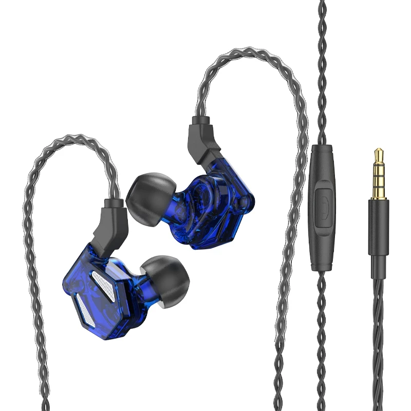 Hot TTKK Headphones VD2 HiFi Heavy Bass Sports Earbuds In Ear Earphones with Mic for iPhone iPad Android MP3