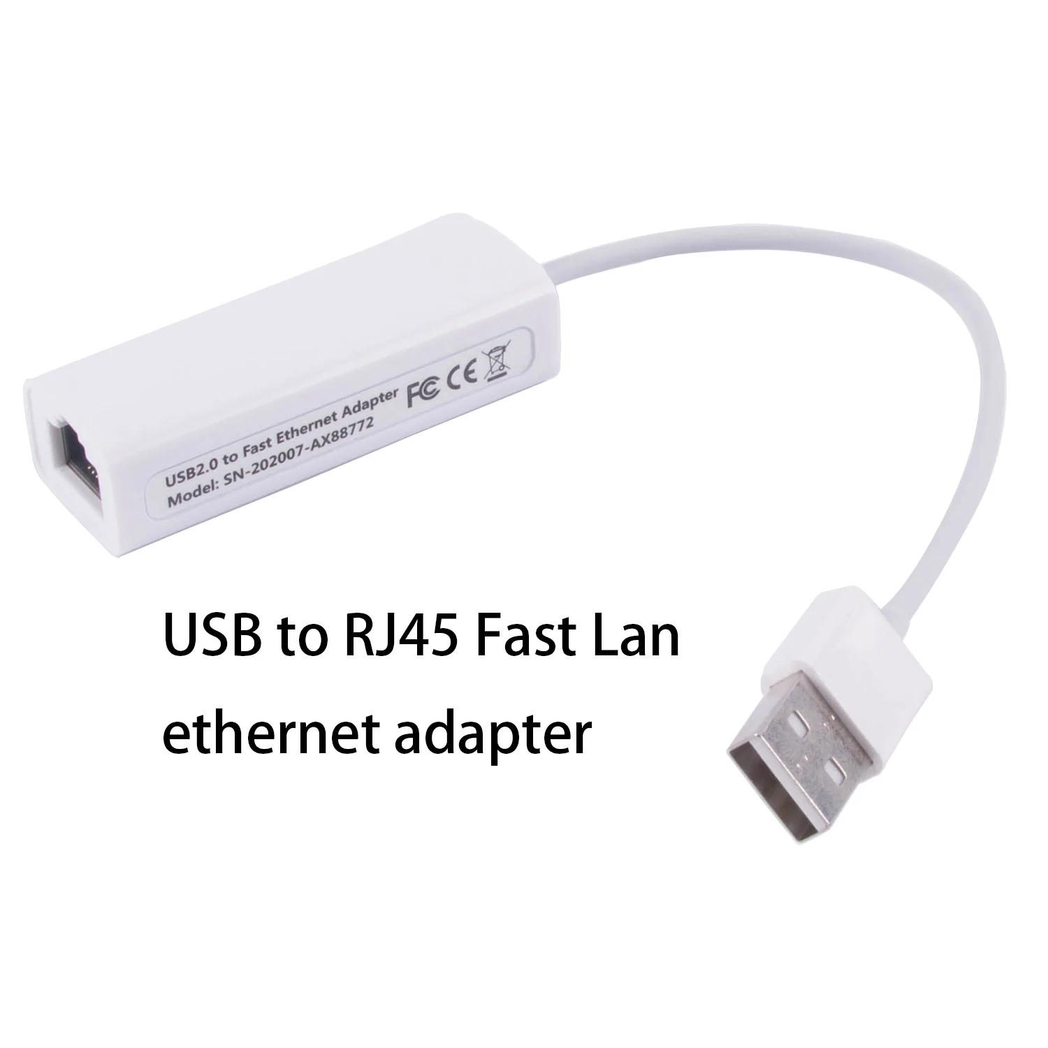 Adaptateur Ethernet USB vers RJ45, 100Mbps, Asix AX88772B AX88772,  convertisseur Lan 10M 100M - AliExpress