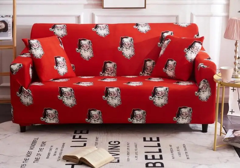 Эластичный чехол для дивана для гостиной все включено противоскользящие секционные Чехлы для дивана одноместный/двухместный/Трехместный/Четырехместный - Цвет: Color 13 Red