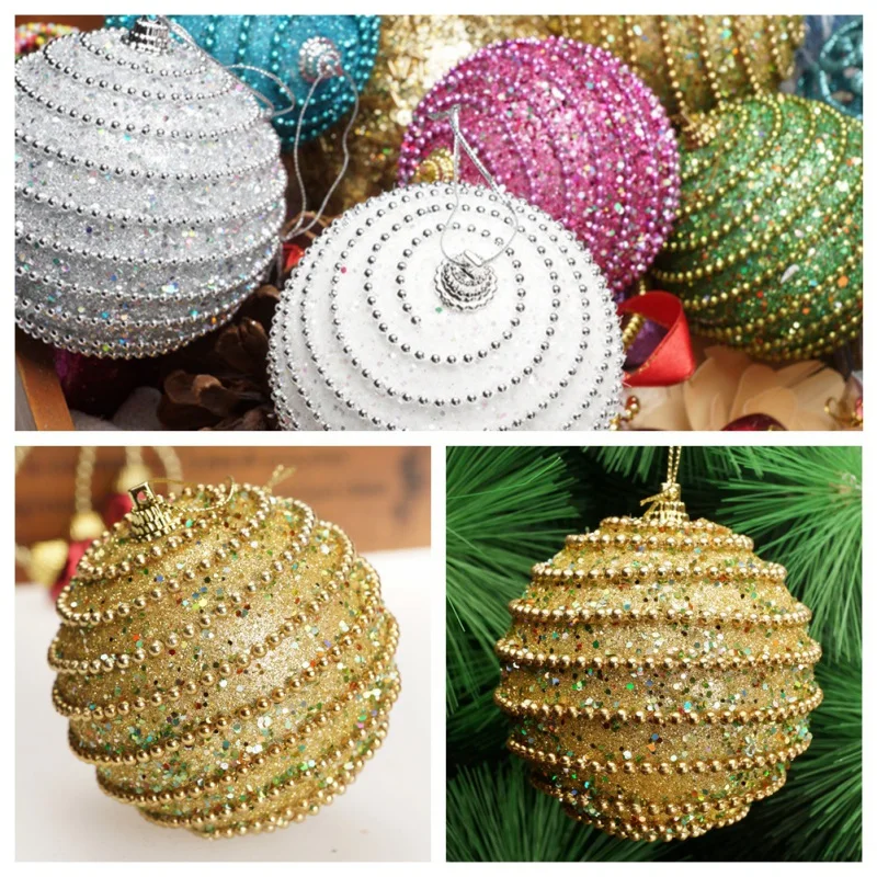 Рождественский шар Стразы блестящие шары дерево шары украшение для дома Рождественская елка Висячие пенные шары украшения