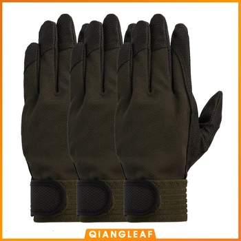 

QIANGLEAF 3PCS Work Glove Brand Safety Cycling Gloves PU High Motion Quality Protective Free Shipping U750
