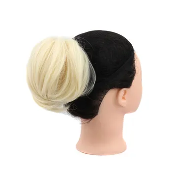 

Aiyee 7inches Hair Bun for Women Chignon Scrunchie Elastic Band Updo Hairpiece High Temperture Synthetic Fiber Natural Chignon