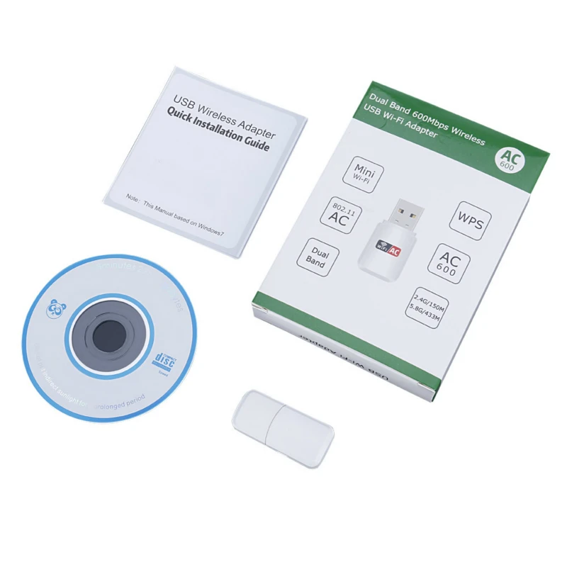 802.11AC 8811cu Wi Fi адаптер 5 ГГц беспроводной для планшета android usb Карта 600 Мбит/с|Сетевые