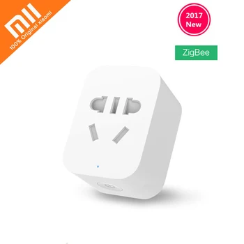 

Original Xiaomi Mi Smart WiFi Socket Plug ZigBee Version APP Remote Control Timer Power Detection with Smart Home Mihome APP