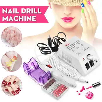 

1400 RPM Pro Electric Nail Drill Machine Apparatus for Manicure Pedicure with Cutter Nail Drill Art Machine Kit Nail tool