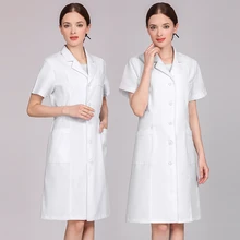 Мужская и женская Спецодежда для врача медсестры белый лабораторный халат клиника аптека салон красоты спа рабочая одежда высокого качества