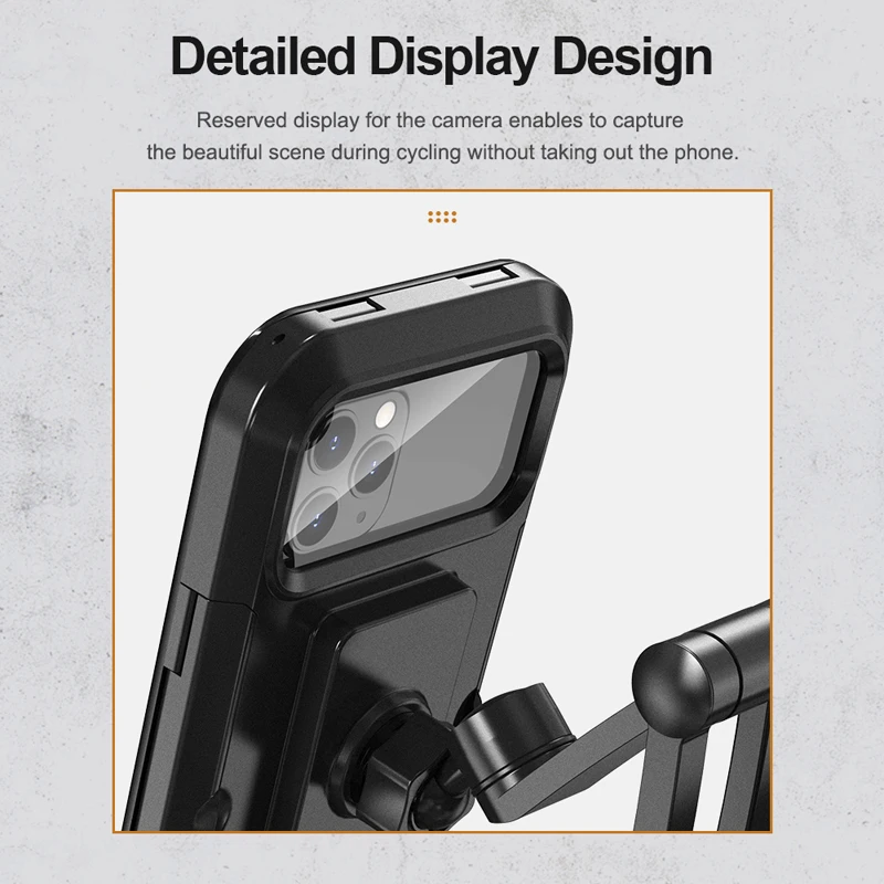 Gadgetoo Rock Universal Retractable Bike Phone Mount