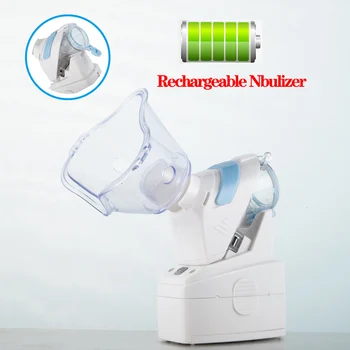 

New Recharge Portable handheld inhaler mesh ultrasonic nebulizer mini vaporizer mist compressor humidifier Efficient mute