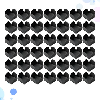 

200pcs Chocolate Wrappers Chocolate Paper Candy Cups Tray Paper Dessert Chocolate Base Packaging Liners for Birthday Wedding (Bl