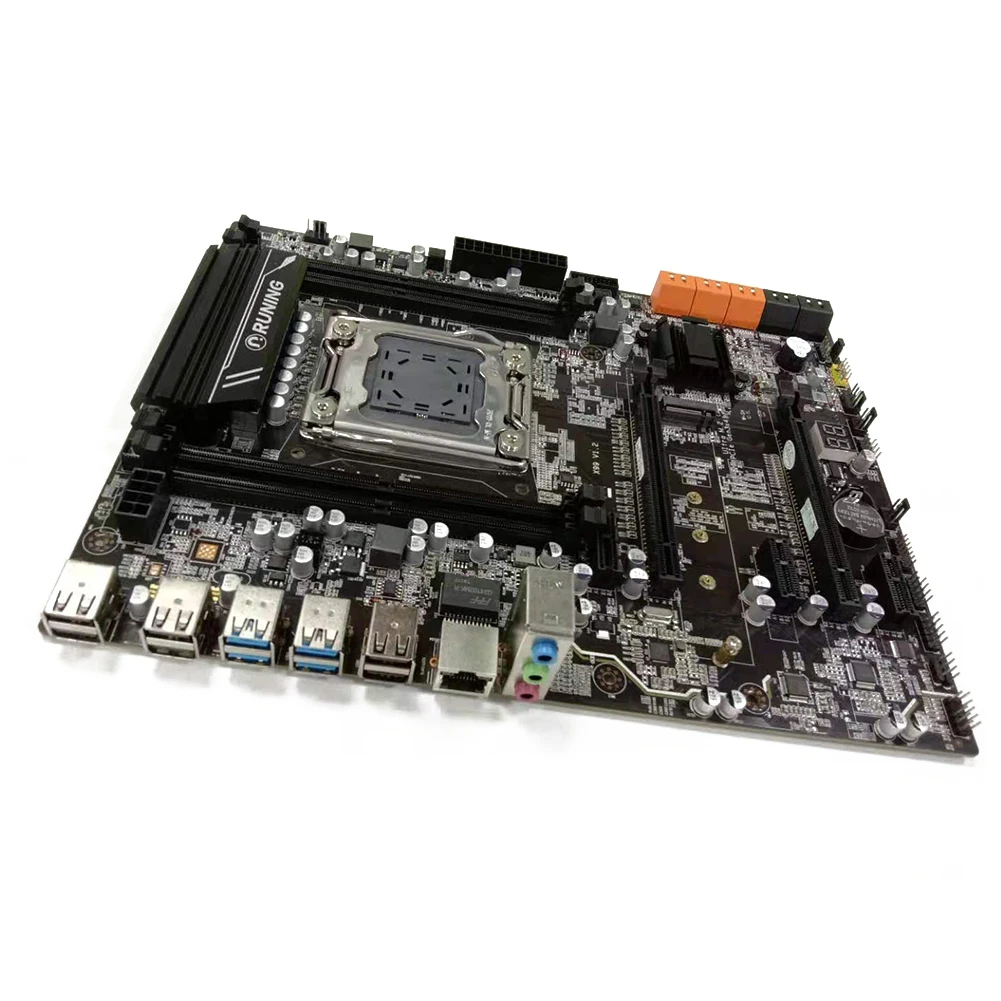 DDR4 компьютер запасной ремонт Съемный прочный PCB X99 V1.2 2011 3 изменить случайный доступ памяти запасная часть для 2680V3 cpu