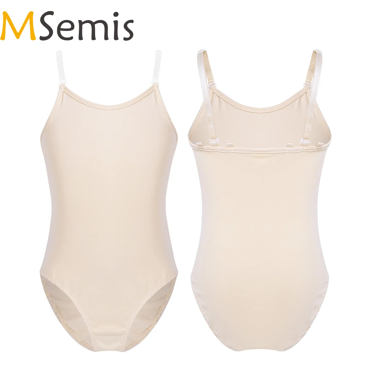 Телесный танцевальный трико для девочек подростков бесшовное нижнее белье детей