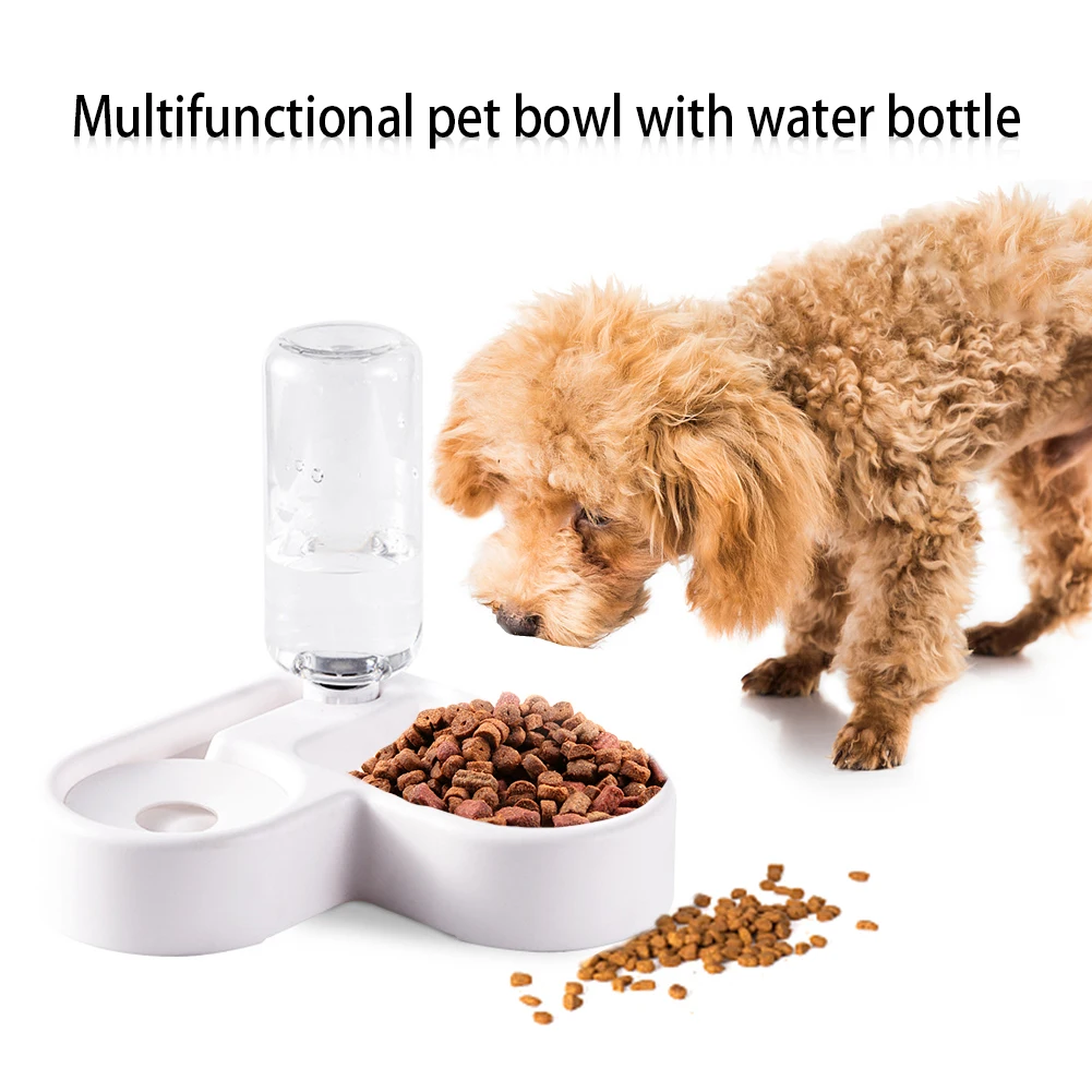 Кормушка для кошек миска собак автоматическая вода двойные миски короб еды