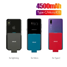 Mini chargeur de batterie externe de secours Portable cas batterie d'alimentation pour iPhone X XS max 11 Pro/Samsung/Huawei/Xiaomi/Oneplus OISLE