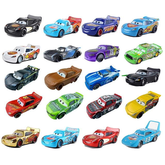 Disney pixar carro 35 relâmpago mcqueen corrida família 39 jackson  tempestade ramirez morre fundido liga de metal brinquedo das crianças carro  1:55