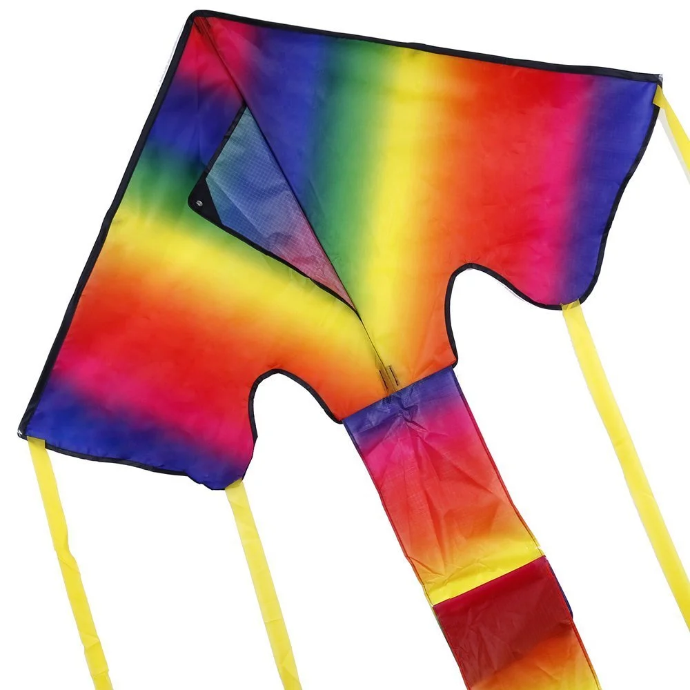 

Colorful Rainbow Kite Toy Kids Kites Flying Toys with Long Tail Children Stunt Nylon Kite Flying Kites For Kids Outdoor Sports