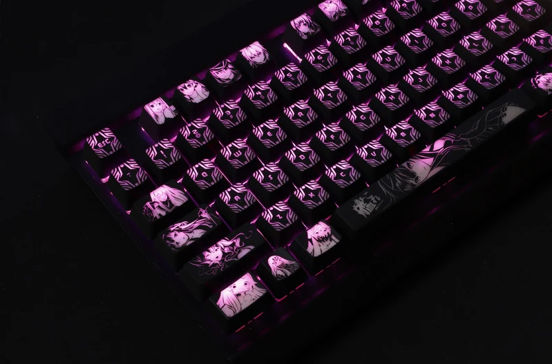 buraco preto revestimento chave para kantai coleção corsair k70 razer cereja