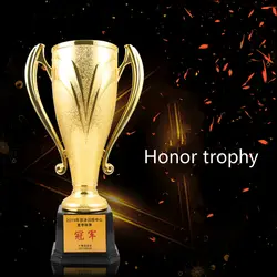 Высококачественный креативный пластиковый трофей на заказ, лучшее спортивное состязание трофеи и награды Futbol чемпионы сувенирный подарок