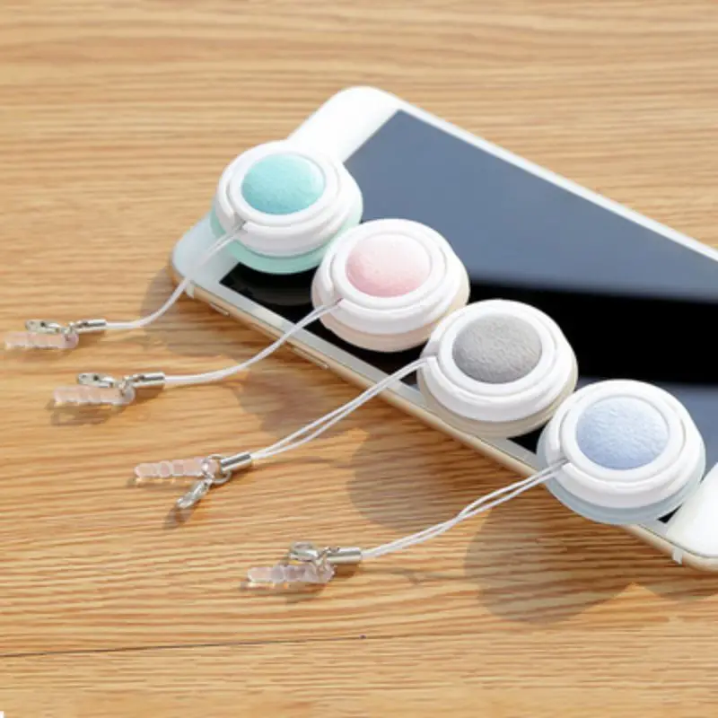 

Phone Screen Cleaner, Romantic Macaron Shape Cleaning Cloth Mobile Phone Screen Cleaning Tools,