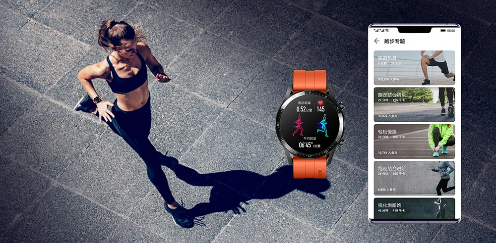 Huawei Watch GT/GT 2 Смарт-часы Bluetooth 5,1 может говорить о крови кислородный трекер Spo2 музыкальный плеер часы для Android IOS