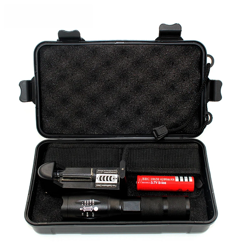 Светодиодный фонарик Litwod Z30 с портом Micro USB алюминиевый фонарь зумом U3 T6