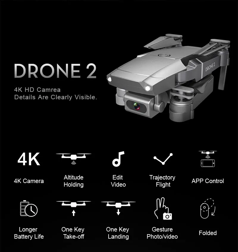 altura modo de espera rc dobrável quadcopter dron presente