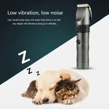 

Professional Pet Dog Electric Hair Trimmer Low-noise Animal Grooming Clippers Cat Cutter Machine Shaver Clipper