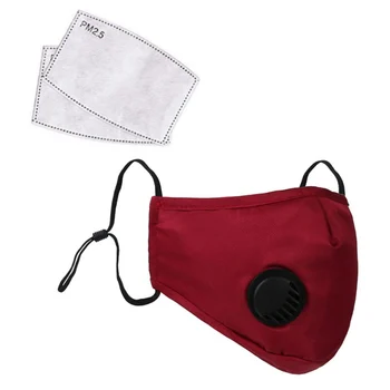 

PM 2.5 Breathing valve mask Sponge Dust Proof Pollution Half Face Mouth Mask Reusable Muffle Respirator