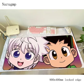 

HUNTERxHUNTER mouse pad gamer 90x40cm gaming mousepad HD print notbook desk mat best seller padmouse games pc gamer mats gamepad