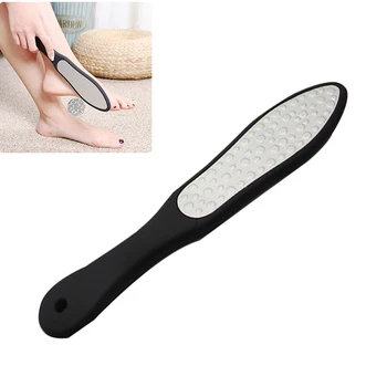 

1pcs Stainless Steel Double-sided Foot File Hard Dead Skin Calluses Scrub Board Pedicure Foot File Professional Foot Care Tool