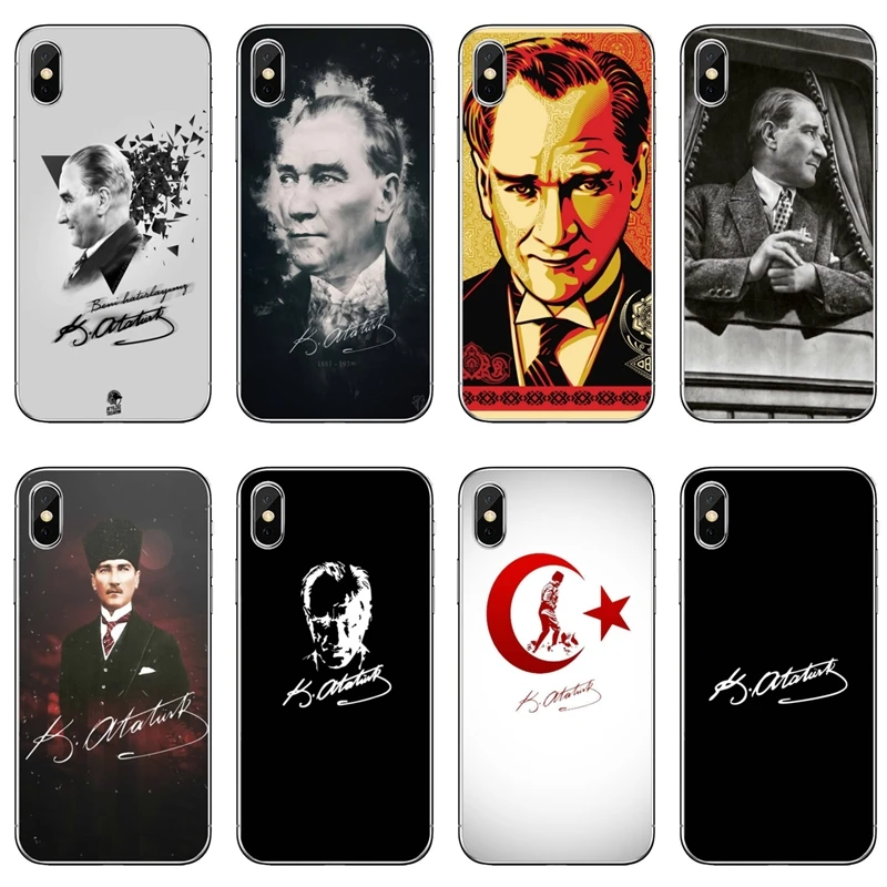 Чехол Mustafa Kemal Ataturk для iPhone 11 pro XR X XS Max 8 7 6s plus SE 5s 5c iPod Touch 5 6 | Мобильные телефоны и