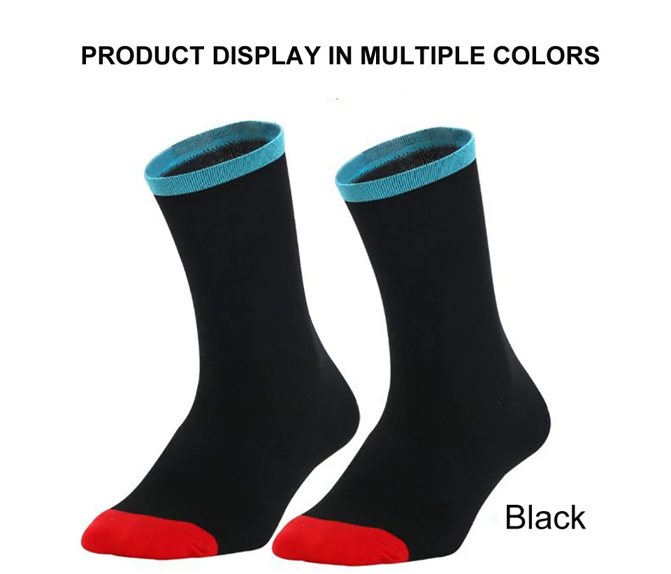 KoKossi Multicolor Bicycle Socks Men Women Sports Socks Outdoor Running Camping Socks Comfortable Soft Skin-friendly Socks