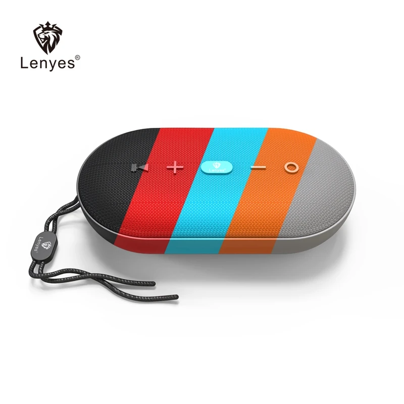 Lenyes TWS НЧ динамик истинный беспроводной стерео Hi Fi Bluetooth колонки открытый