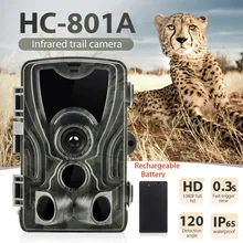HC-801A Trail охотничья ловушка камера Дикая игра ночное животное термальная фото Водонепроницаемая с литиевой батареей 5000Mah