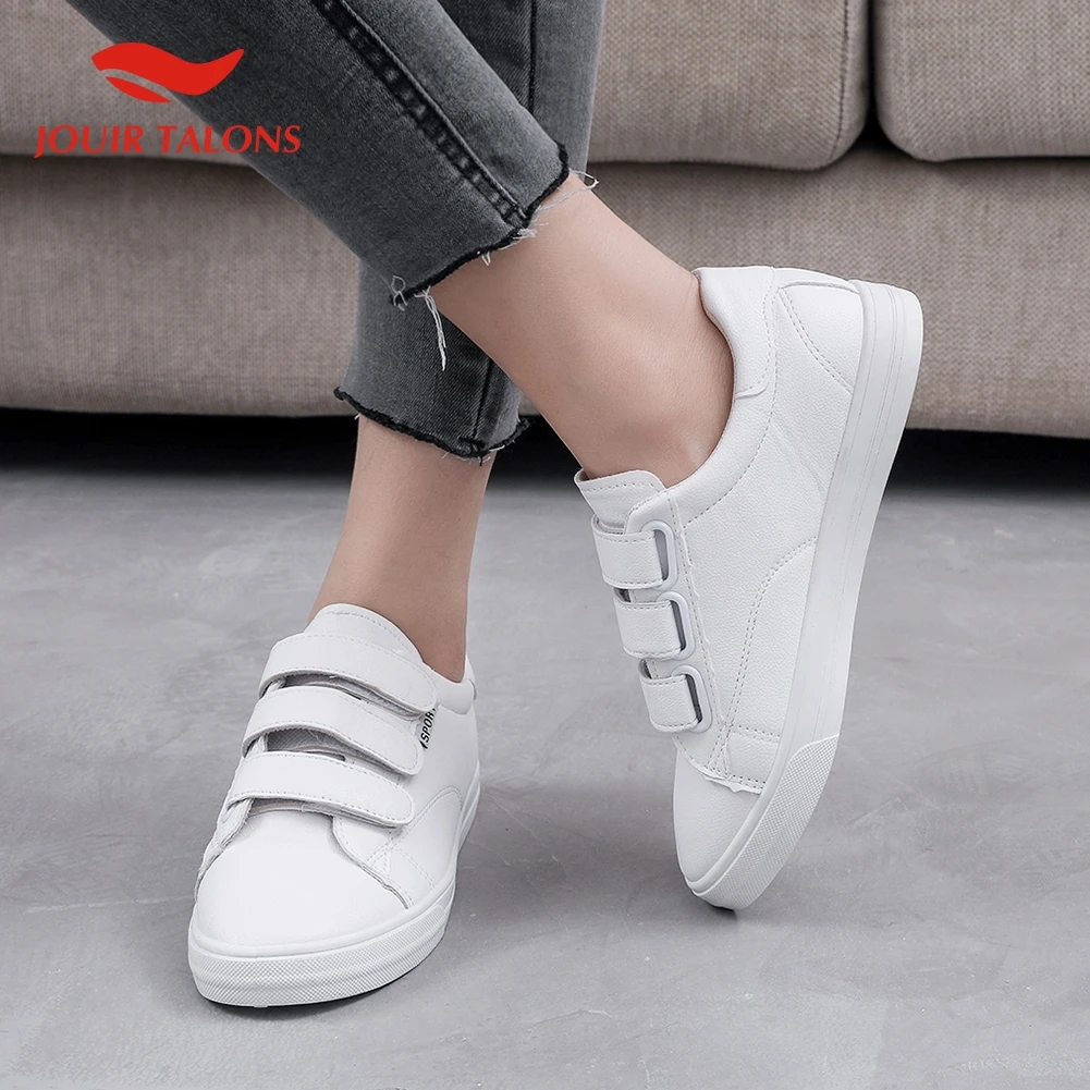 

JOUIR New Fashion 2020 Wholesale Hook&Loop Casual Vulcanize Shoes Woman Shallow Spring Leisure Sneakers Women Shoes