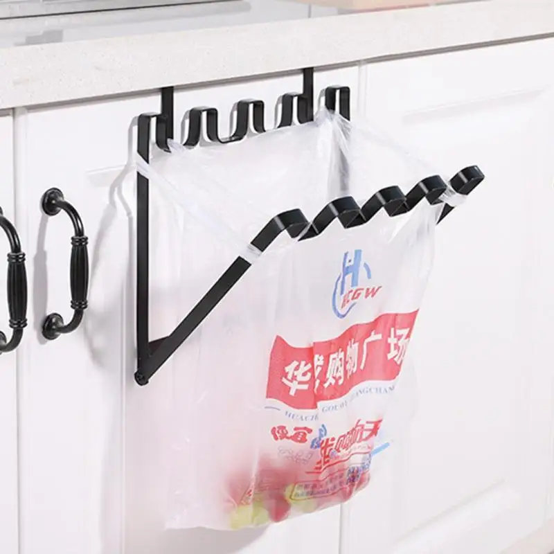 Дверный мусорный пакет с ручками стеллаж для хранения шкафчик для мусора держатель сумки кухонные инструменты необходимые бытовые кухонные приемные принадлежности