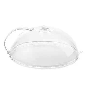 

DishyKooker Anti-Sputtering Cover with Handle Heat Resistant Lid for Microwave Food