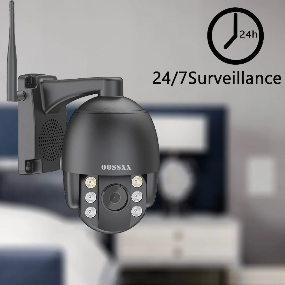 1080P WiFi IP камера PTZ купольная камера наружная/Внутренняя IP66 Водонепроницаемая 1080P 2MP CCTV 2 Way аудио ONVIF ночного видения