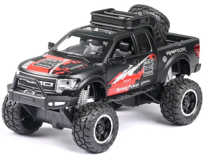 Новинка, 1:32, Ford Raptor F150, пикап, сплав, модель автомобиля, оттягивается, литая под давлением, Игрушечная машина, модель автомобиля, подарок, игрушки для детей на день рождения