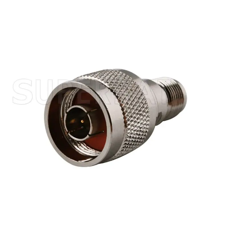 Superbat 5pcs N-TNC Adapter N Male to TNC Female Straight RF Coaxial Connector for Electronic Components Market