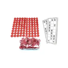 Kids Russian Bingo Card Game Fun Board Game Set Bingo Toys For Family Children's Puzzle Interactive Bingo Board Game